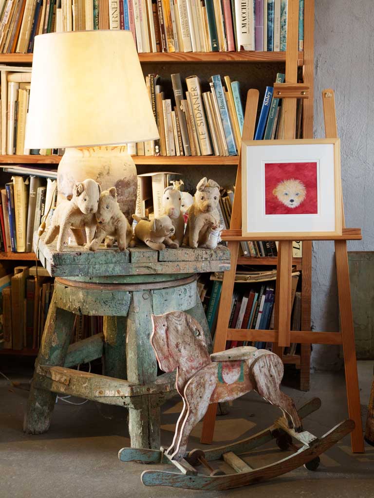 Small Contemporary Painting By Karibou - Kalyne - 14¼" x 14¼"