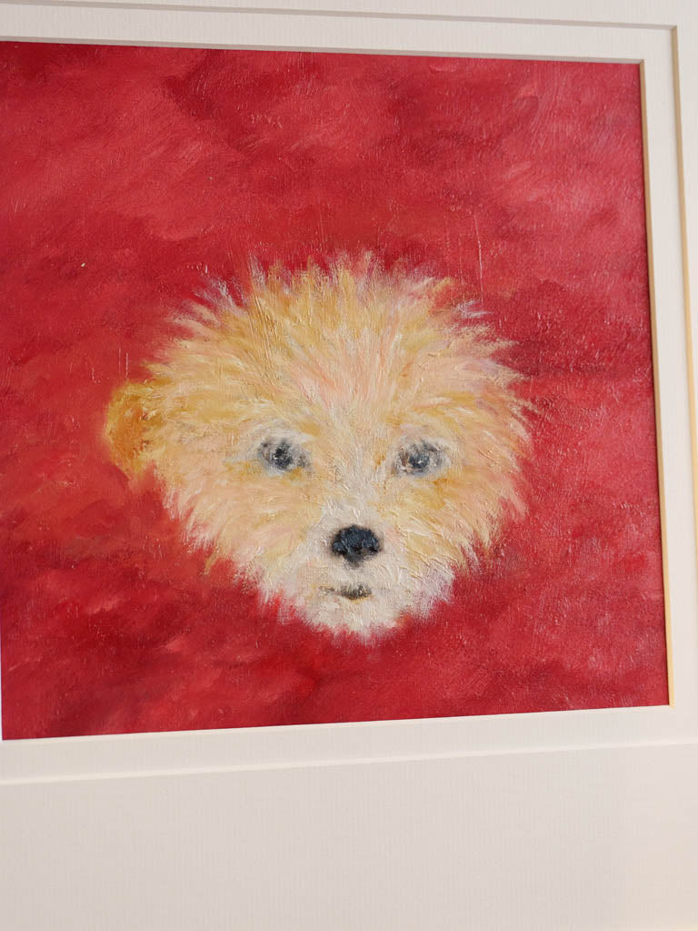 Small Contemporary Painting By Karibou - Kalyne - 14¼" x 14¼"