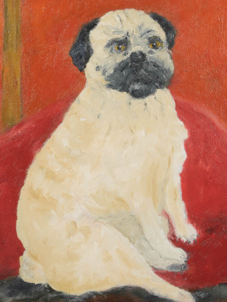 Small Contemporary Painting By Karibou - Angèle - 14½" x 14½"