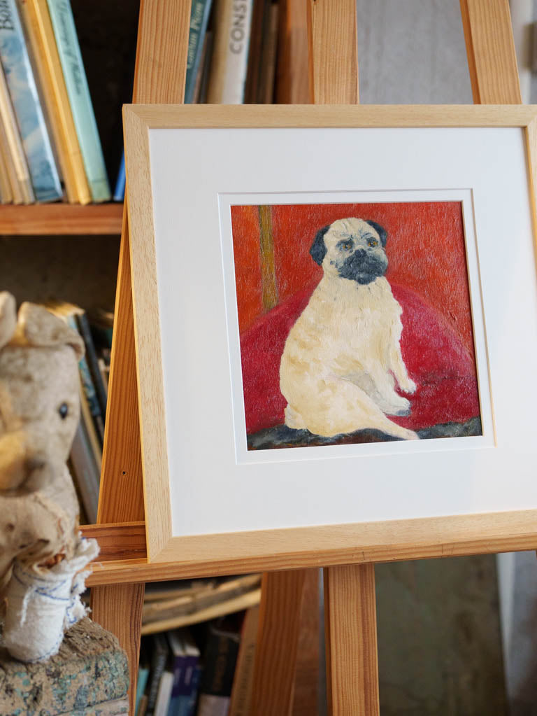 Small Contemporary Painting By Karibou - Angèle - 14½" x 14½"