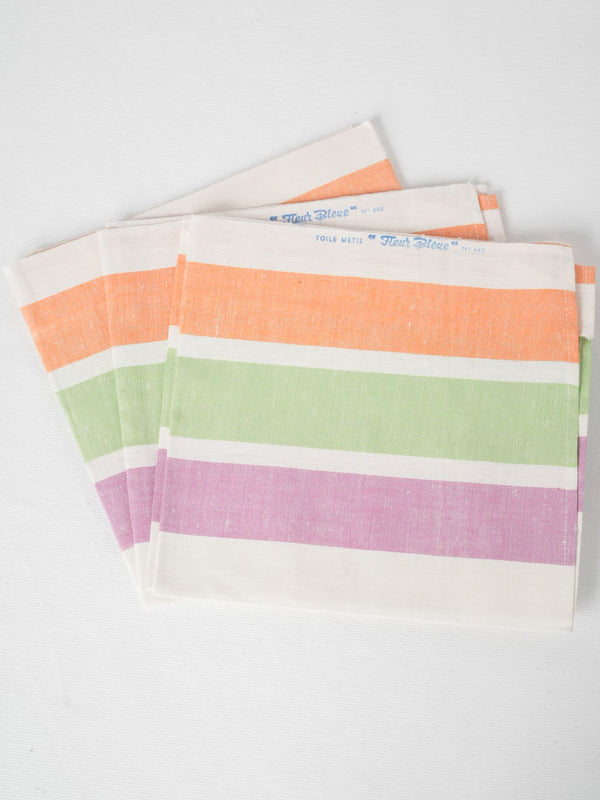 Vintage French linen tea towels