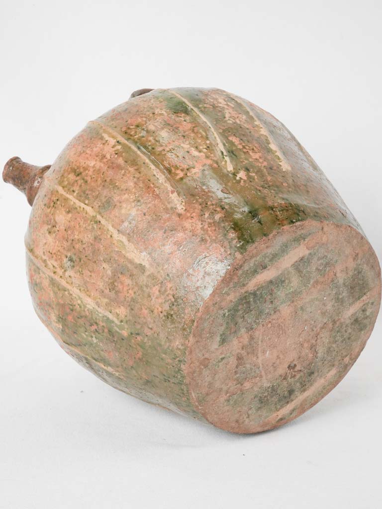 Heritage-style walnut oil pouring jar