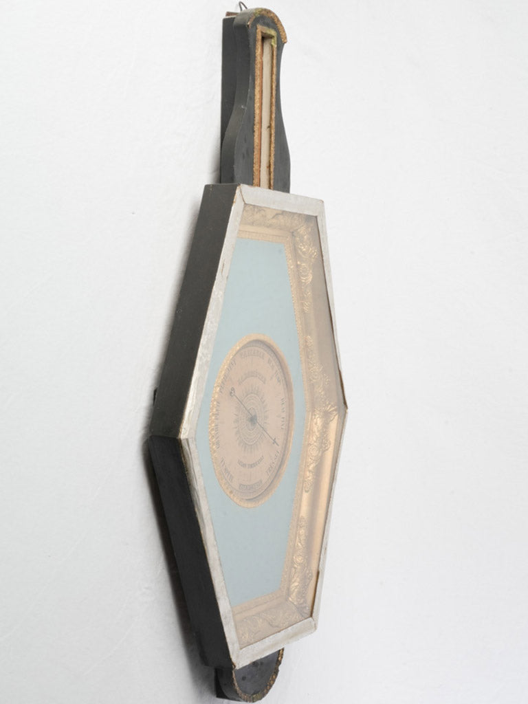 Timeworn gilt foliate ornament barometer  