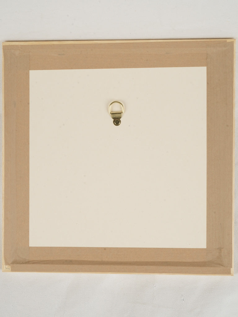 Light-wood frame small artwork