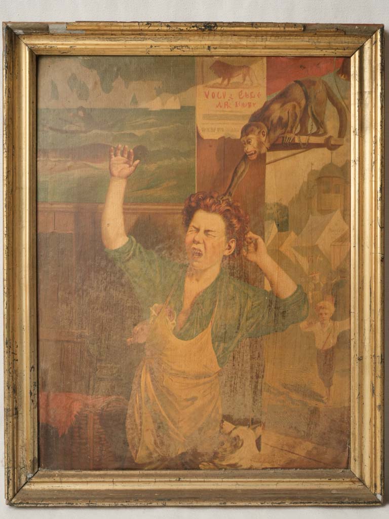 Early 20th-century mischievous monkey art