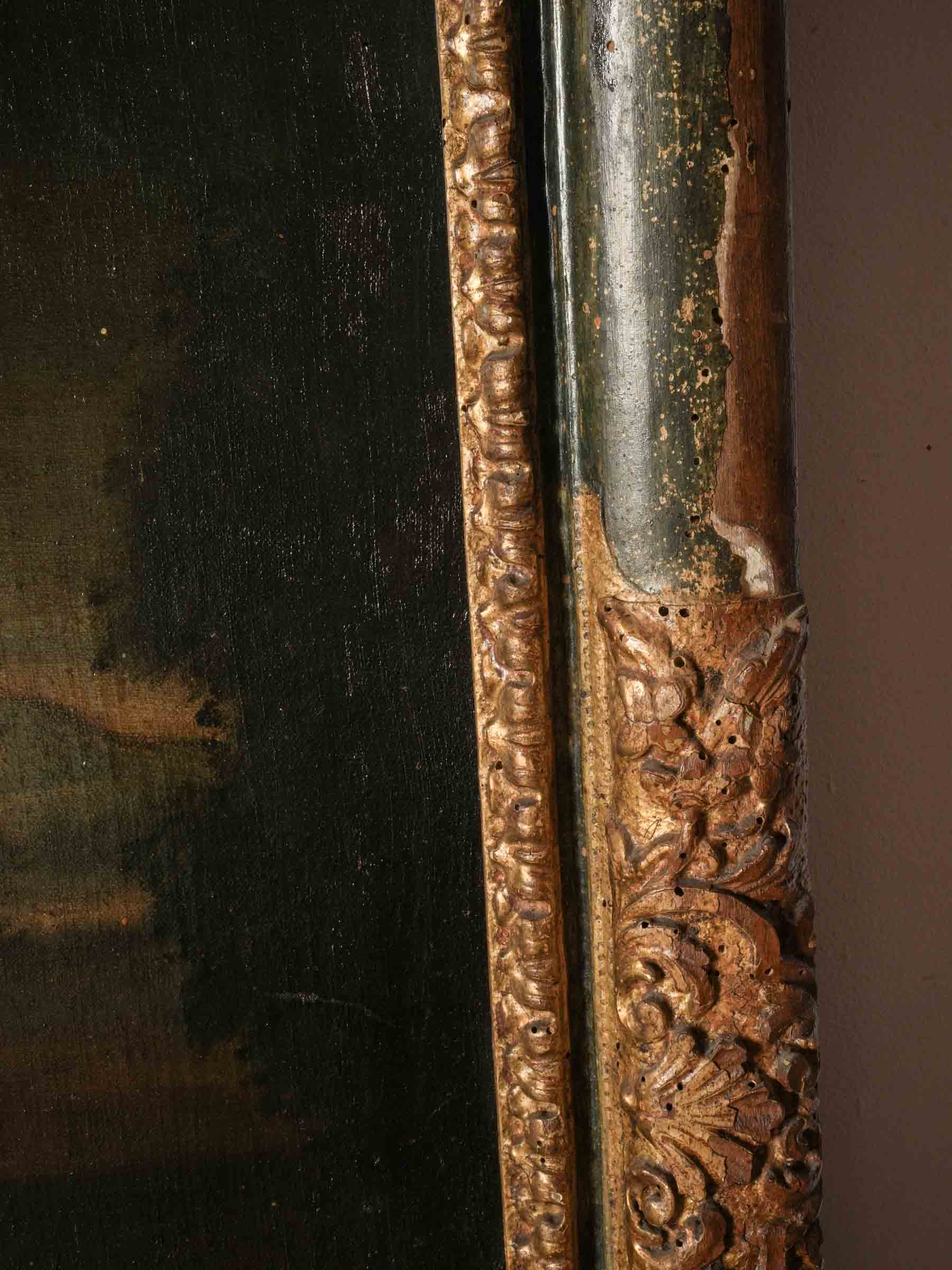 Timeworn patina French artwork