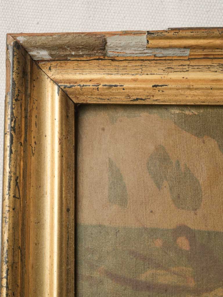 Patina-rich giltwood art pieces
