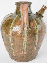 19th century French walnut oil jar from the Ardeche 13½"
