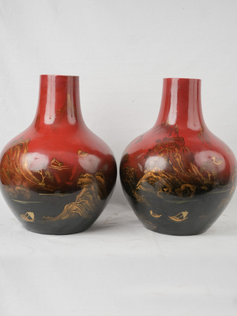 Richly detailed collectible vases  
