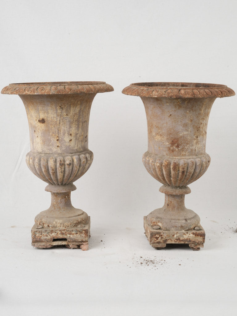 Rustic garden decor Medici urns  