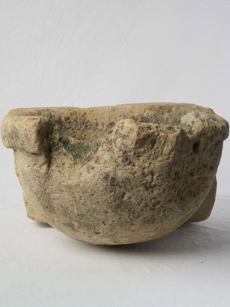 Vintage textured limestone heritage basin