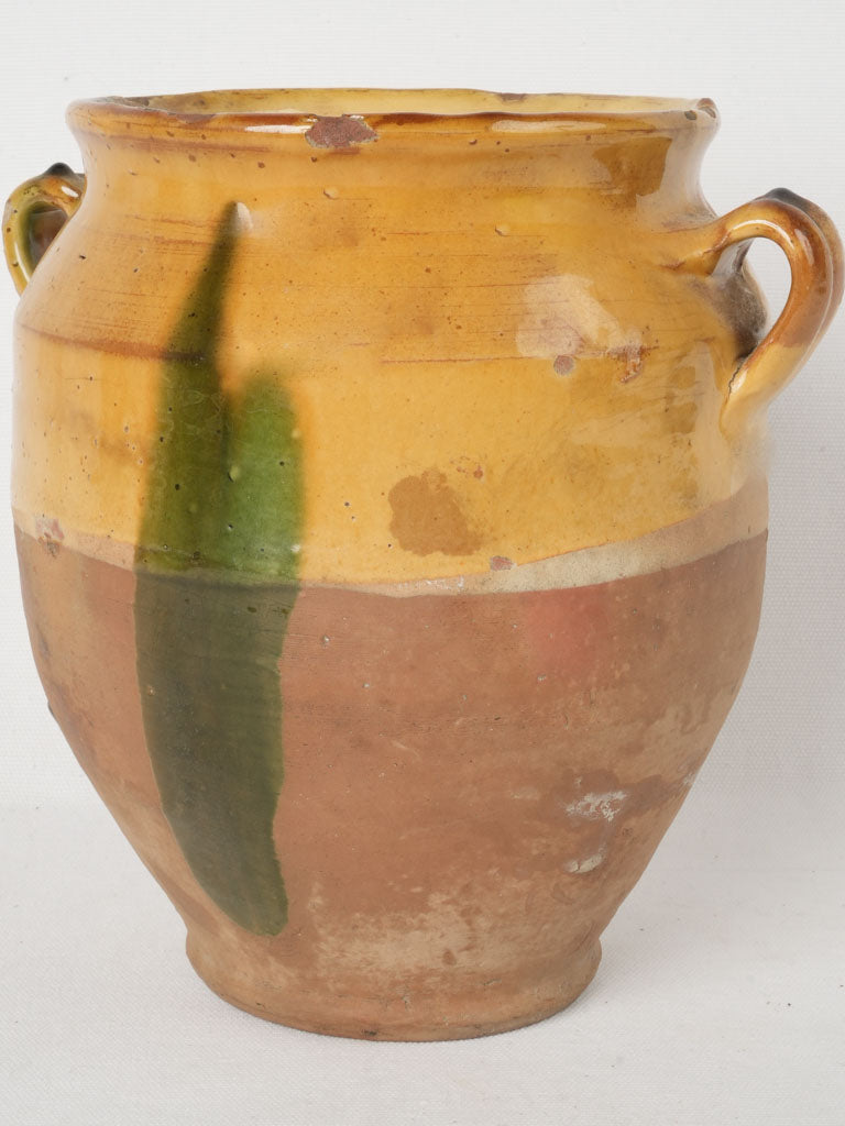 Rustic late 19th-century glazed terracotta
