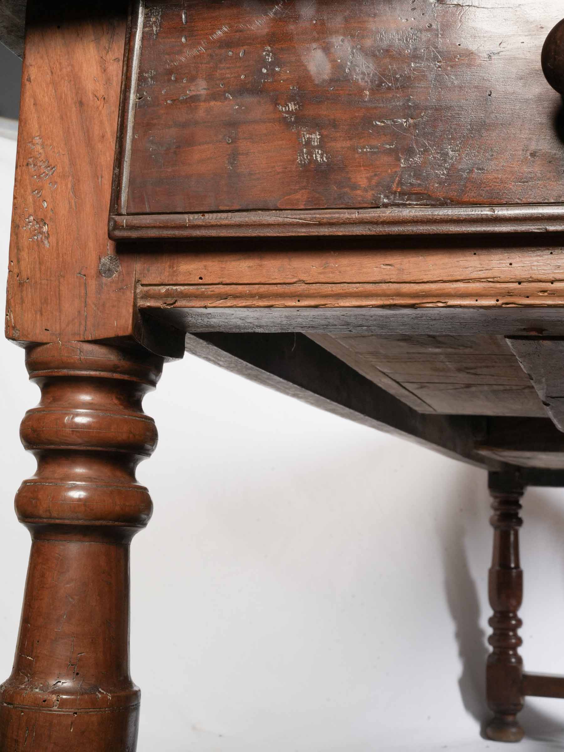 18th Century Walnut Farmhouse Dining Table - 88¼"