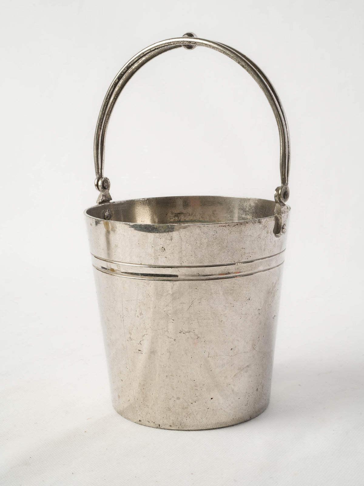 Art Deco Silver-Plated Ice Bucket, 1930s–50s - 9¾"