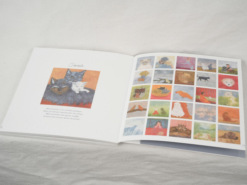 A Fleur de Chat - A Book By Karibou - 8¼" x 8¼"