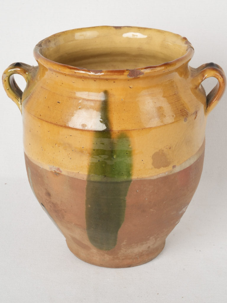 Genuine ocher French country crock