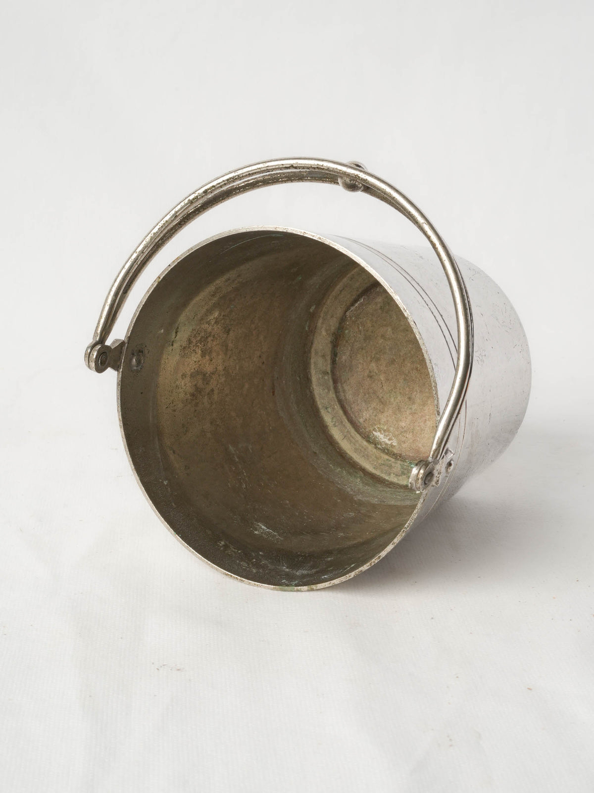 Art Deco Silver-Plated Ice Bucket, 1930s–50s - 9¾"