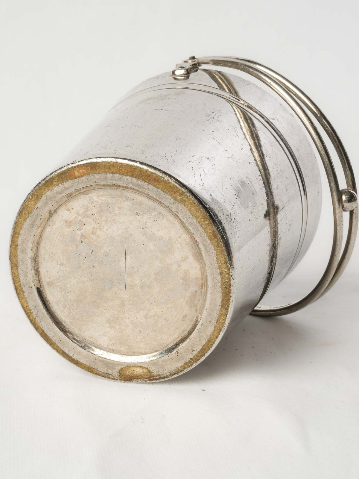 Art Deco Silver-Plated Ice Bucket, 1930s–50s - 9¾"