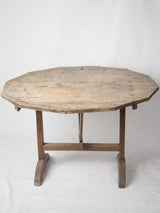 Antique French vignerons table 37½"
