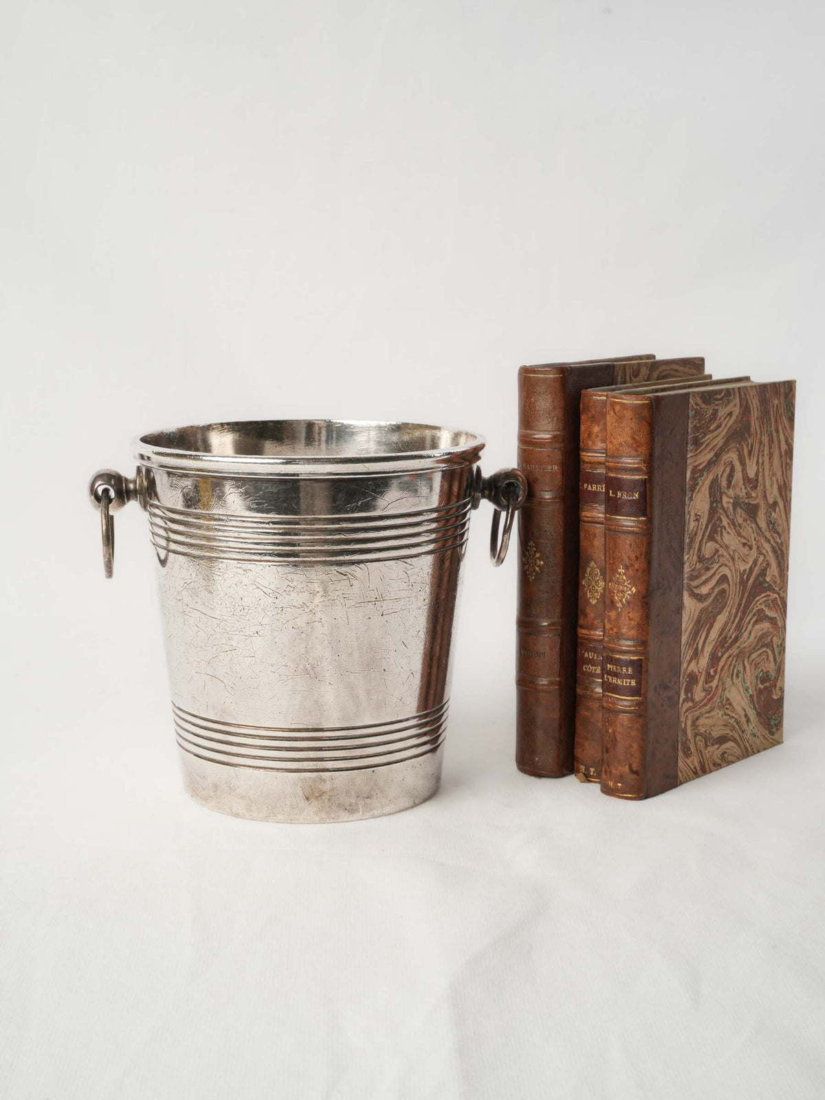 Art Deco Silver-Plated Ice Bucket or Small Wine Cooler by Ercuis, 1930s–40s - 6¼"