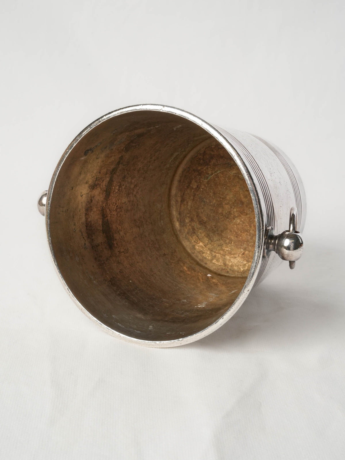 Art Deco Silver-Plated Ice Bucket or Small Wine Cooler by Ercuis, 1930s–40s - 6¼"