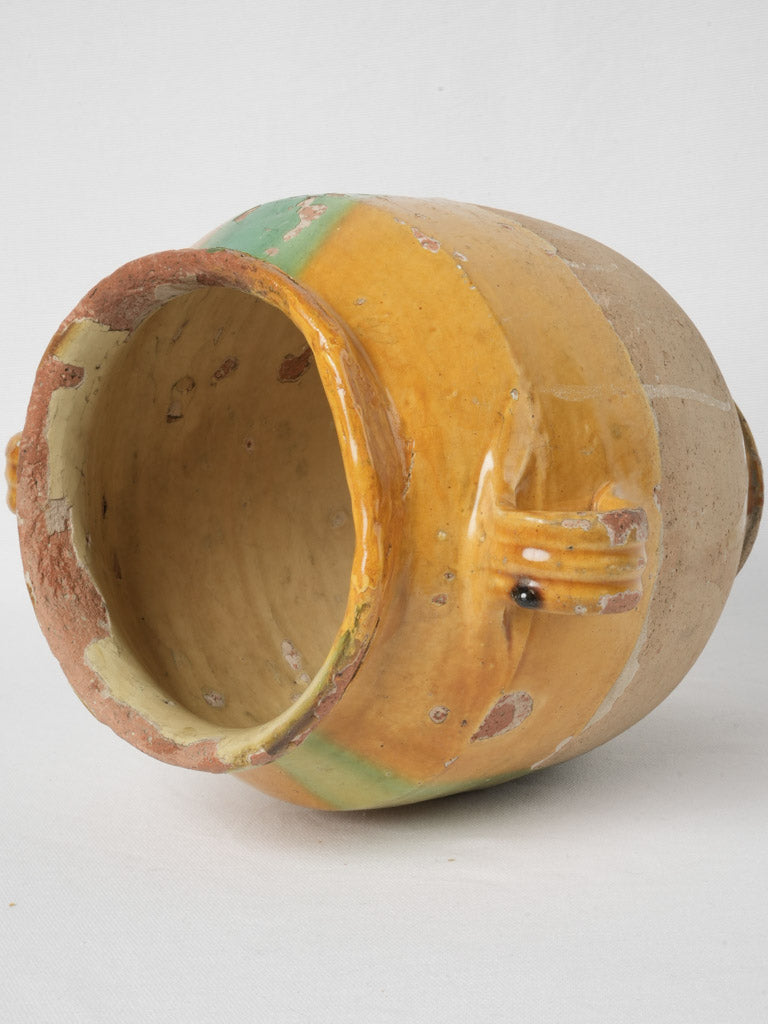 Artisan-signed traditional French ceramic