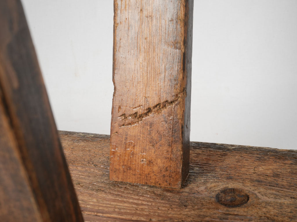 Rustic, antique meleze cheese drainer