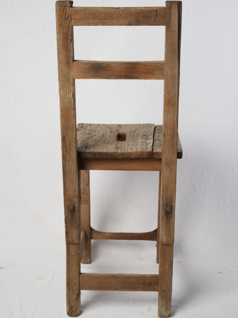 Rural workshop stool with character