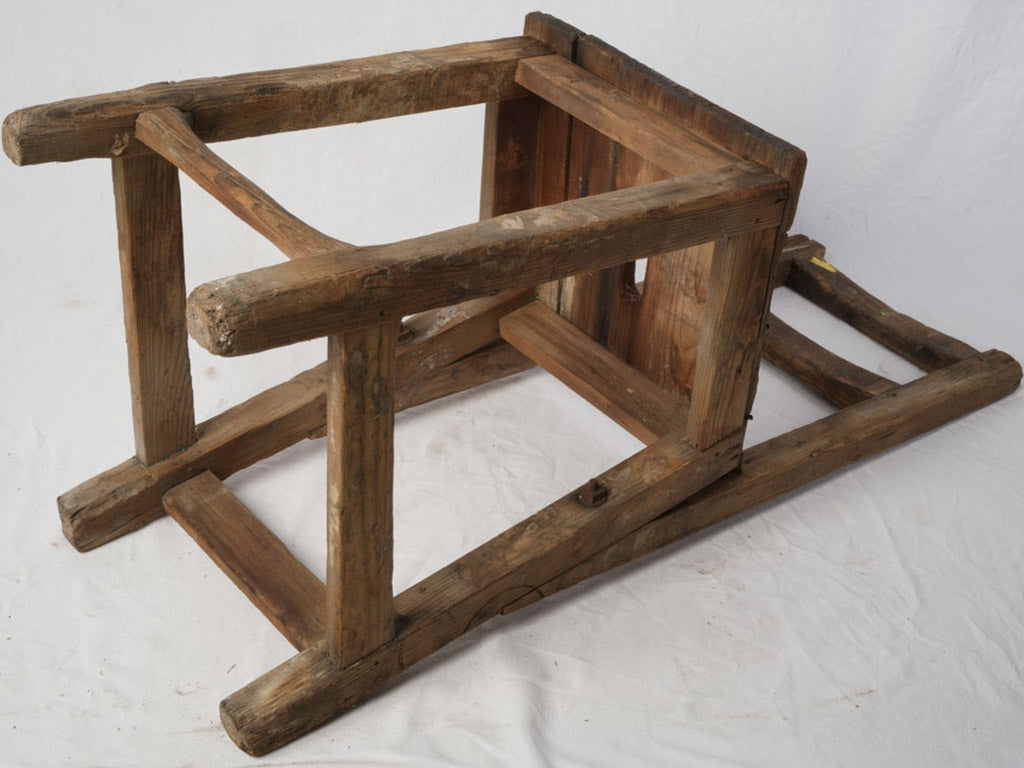 Rustic bedside accent furniture piece