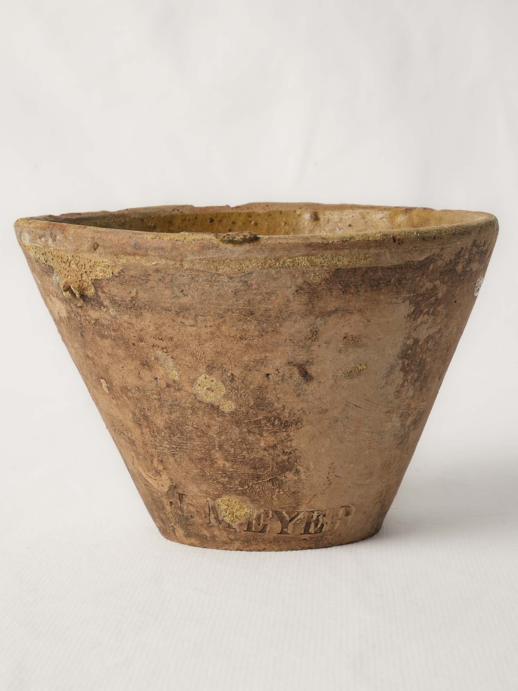 Antique French Terracotta Pine Resin Collector Pot - 11¾"