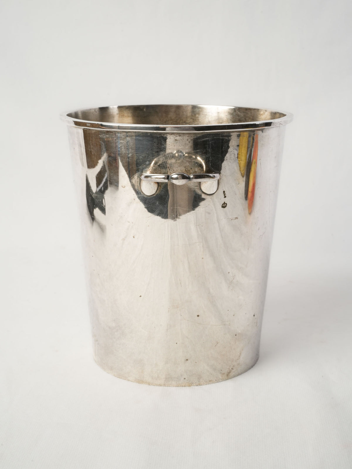 Mid-20th-Century Silvered-Metal Wine Cooler - 8"
