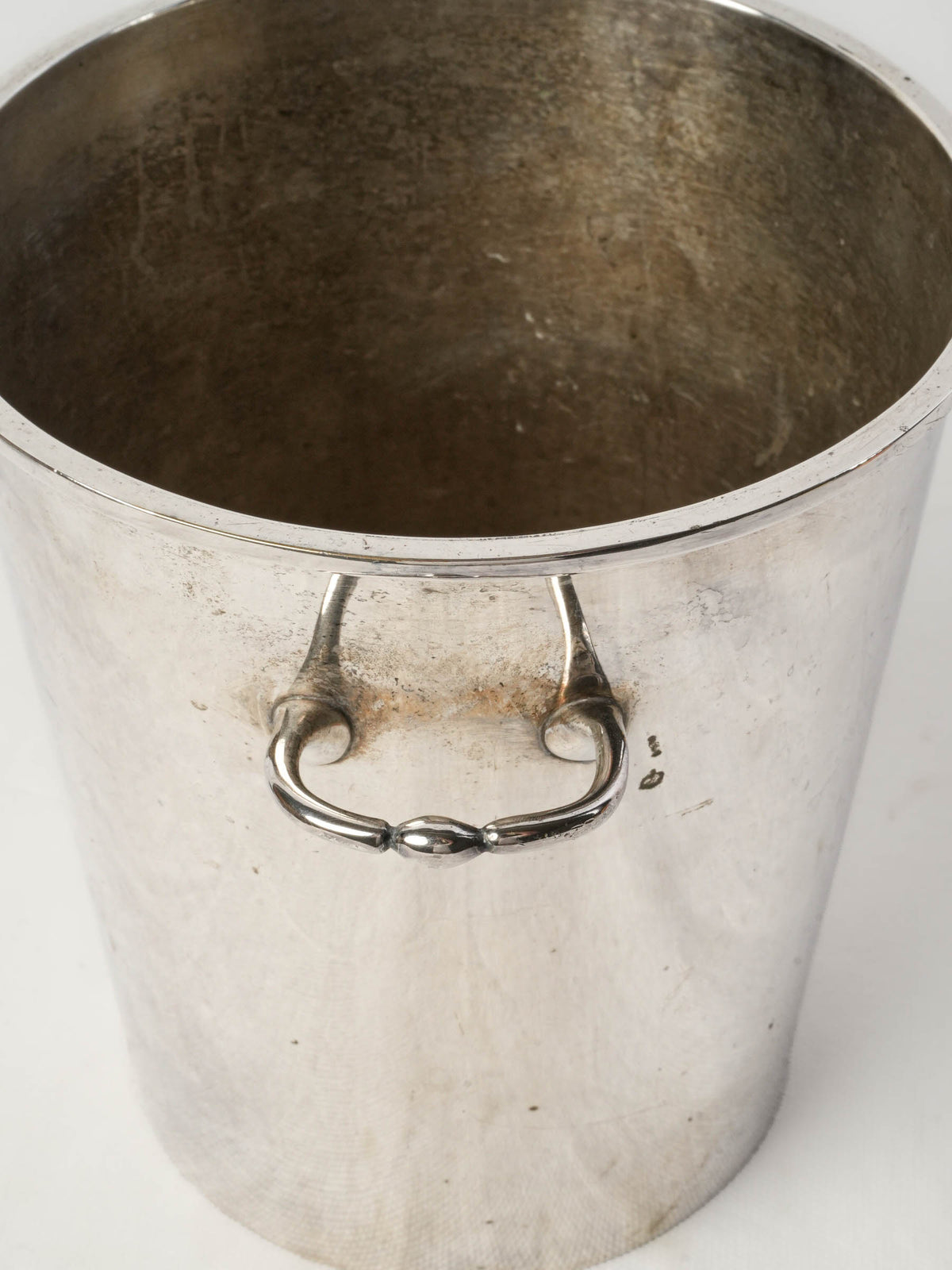 Mid-20th-Century Silvered-Metal Wine Cooler - 8"