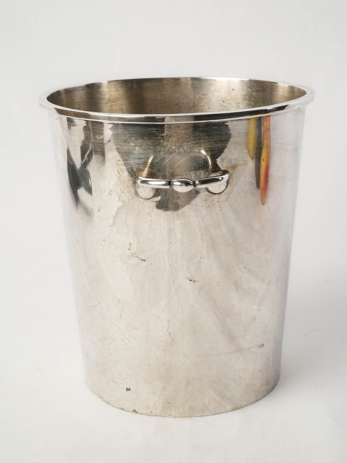 Mid-20th-Century Silvered-Metal Wine Cooler - 8"