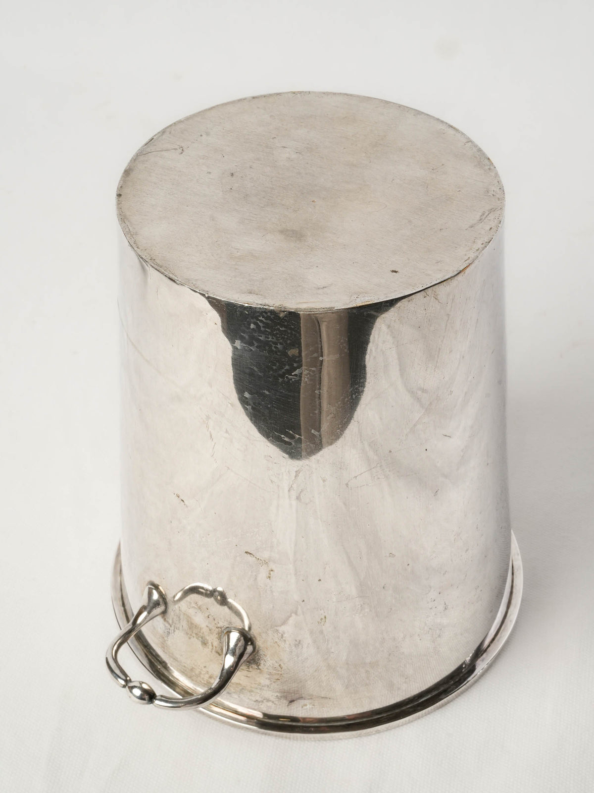 Mid-20th-Century Silvered-Metal Wine Cooler - 8"