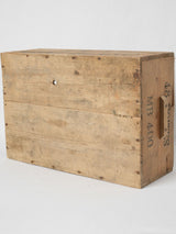 Weathered wood French chalet crate
