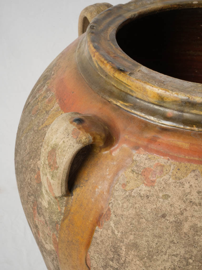 Patina-rich Italian storage jar  