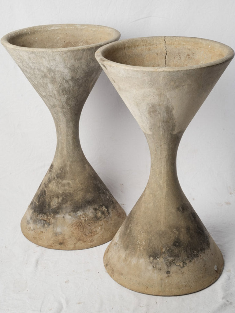 Elegant Swiss modernist planters