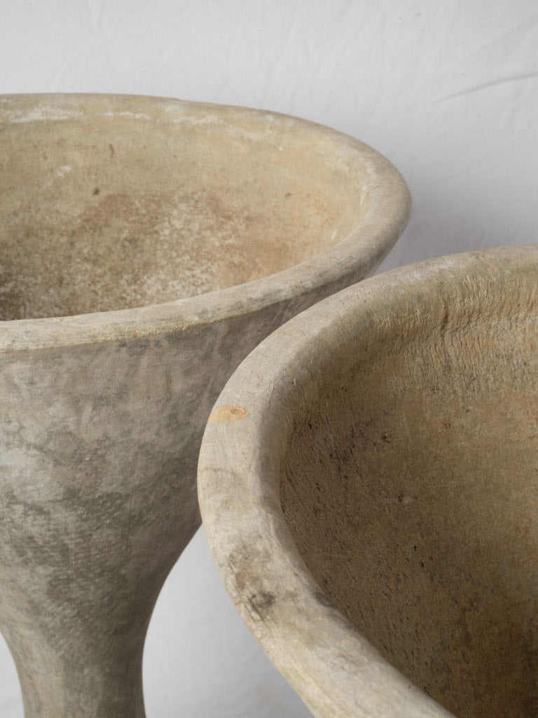 Natural mineral texture planters