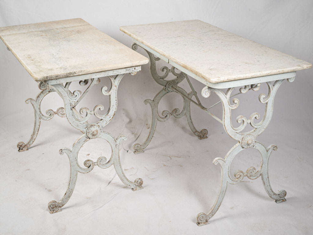 Rare vintage bistro tables