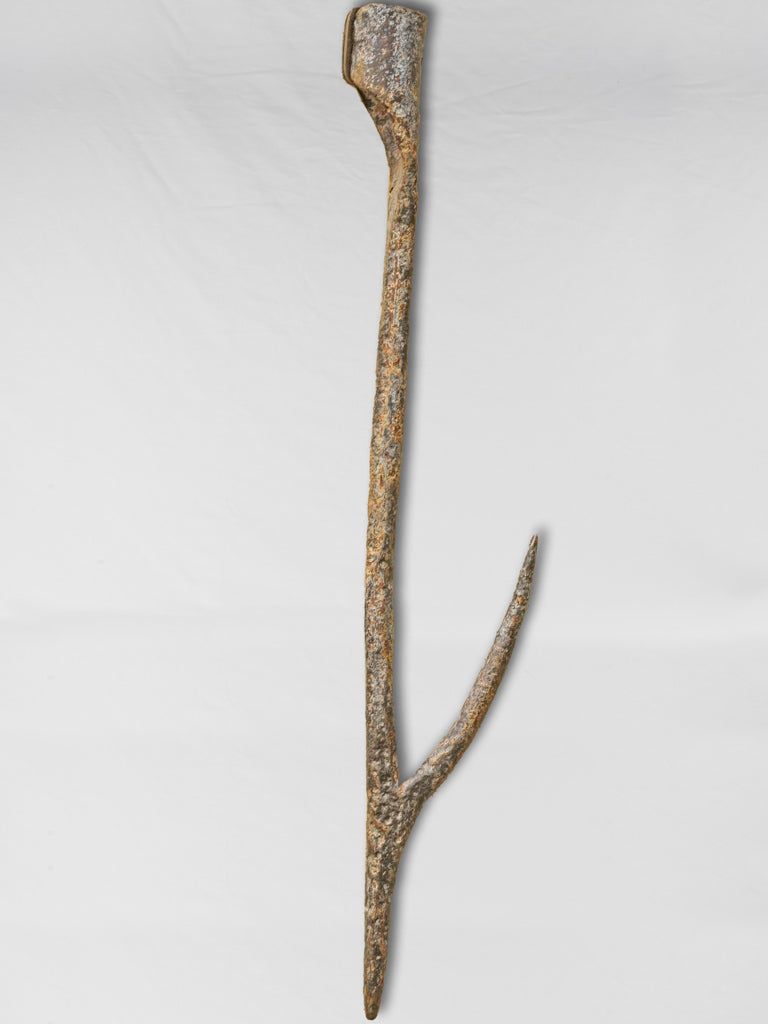 Antique iron haystack tool 18½
