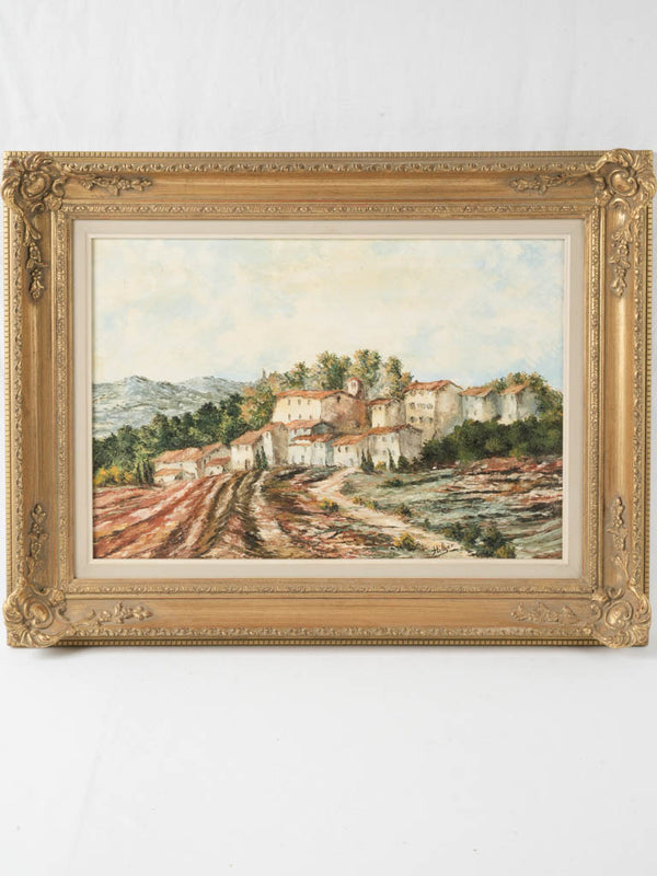 Charming vintage Provençal oil painting