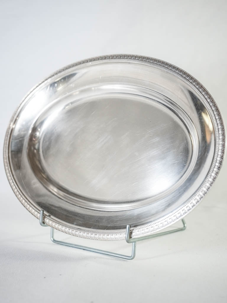 Antique Christofle platter - silver plate 19" x 11"