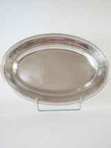 Antique Christofle platter - silver plate 19" x 11"