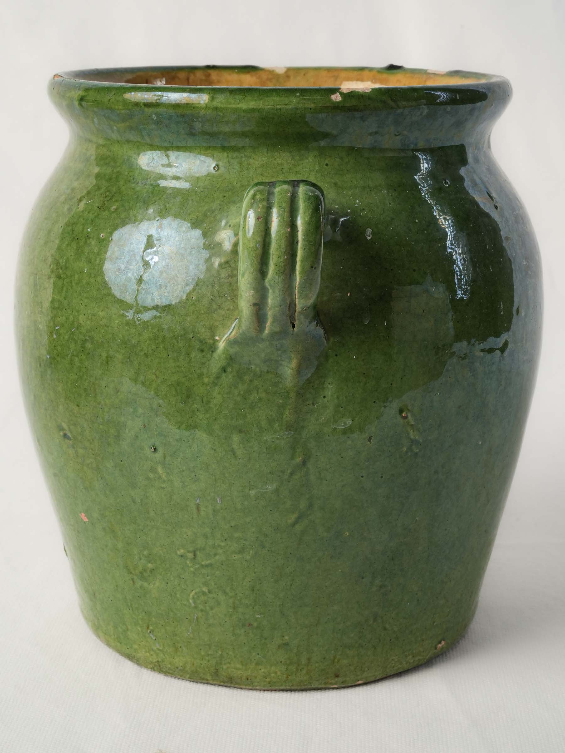 Aged artisanal kitchen vase