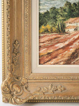 Rustic Provençal countryside oil masterpiece