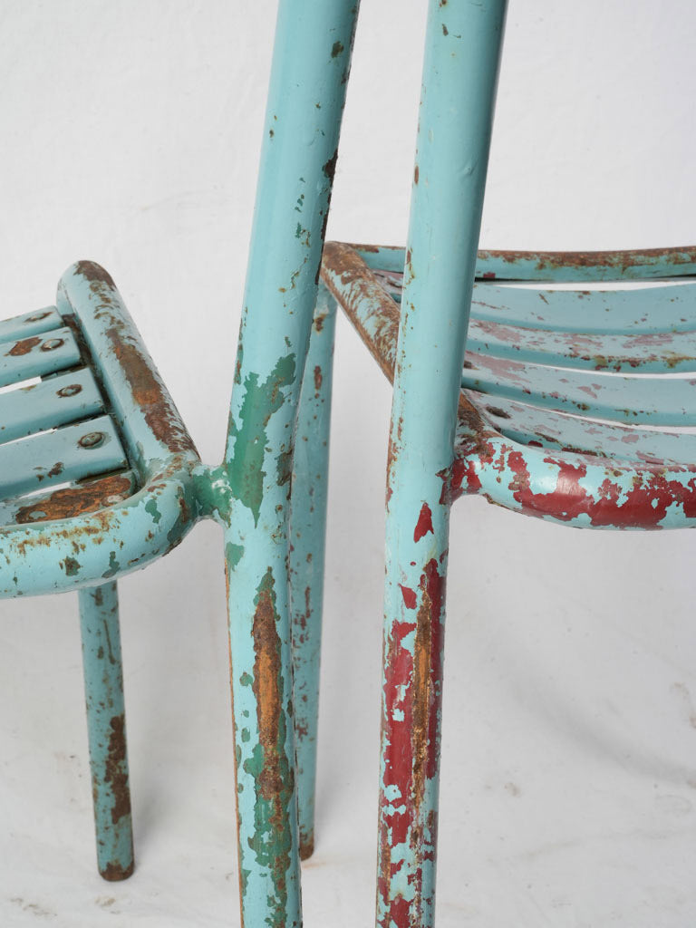 Timeless practical stacking Tolix seats