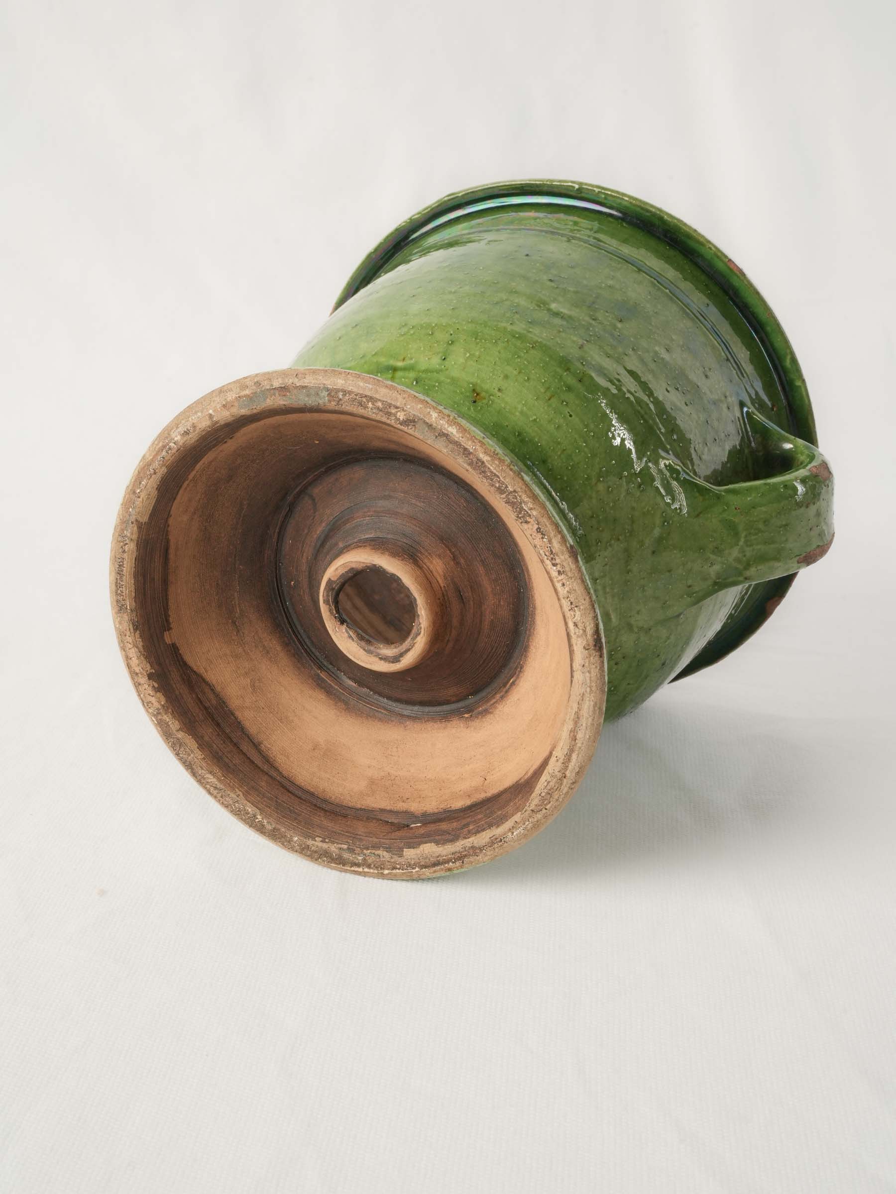 Sculptural mid-century floral pot