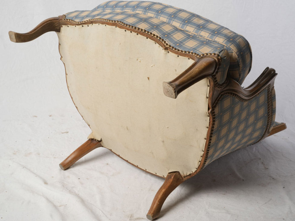 Solid comfortable vintage bergères