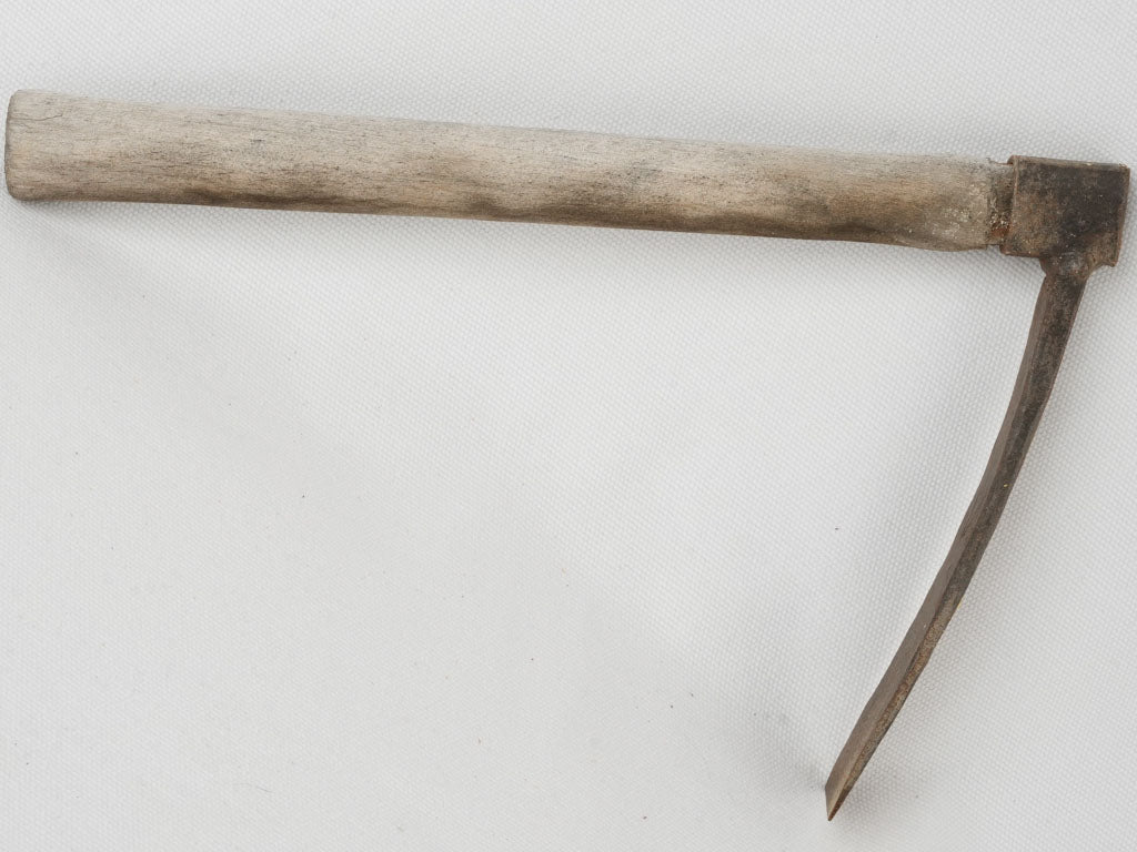 Traditional, weathered farm truffle tools