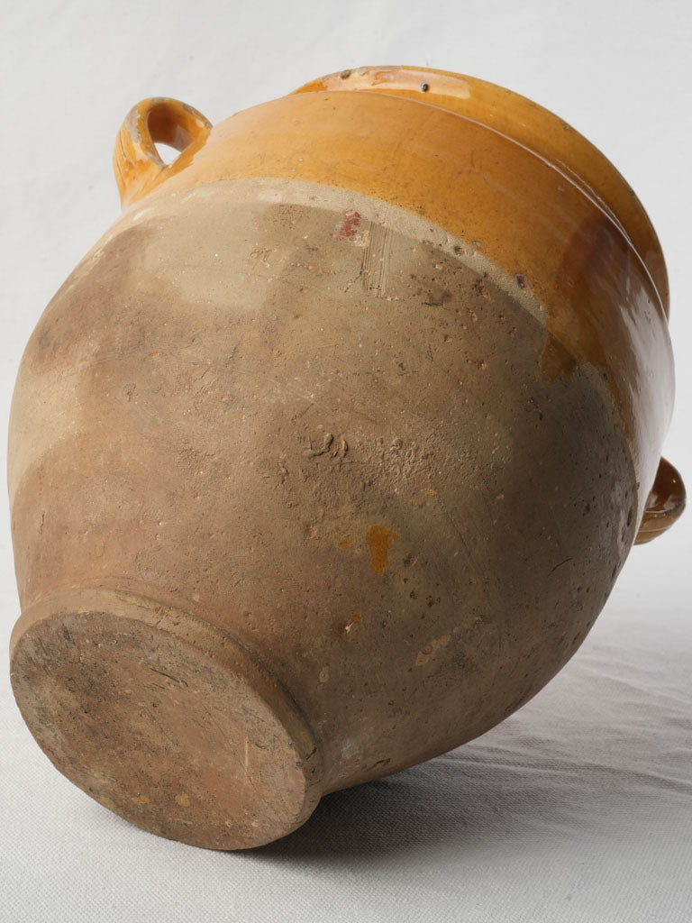 Handcrafted ceramic confit container